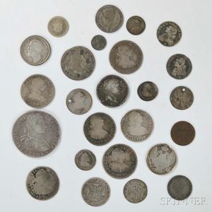 Group of European Mostly Silver Coinage