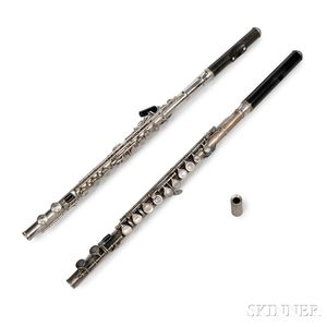 Two Flutes, C.G. Conn, Elkhart, Indiana