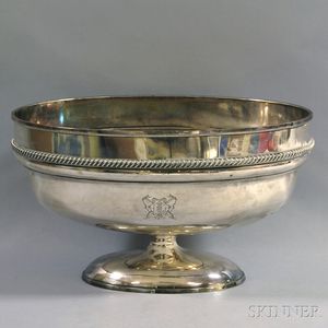 Georgian Silver-plated Meat Dome Cover Converted to Center Bowl
