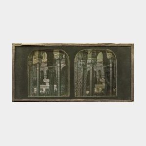 Stereo Daguerreotype of the Crystal Palace