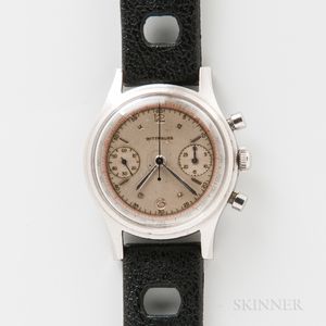Wittnauer Stainless Steel Two-register Chronograph Wristwatch