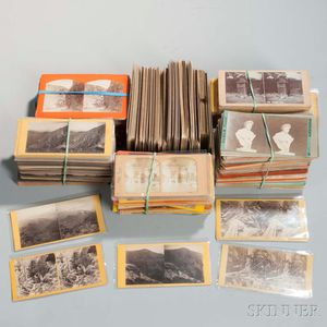Approximately 600 Stereoview Cards