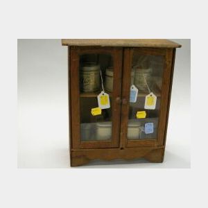 Tin Canister Set and China Cabinet