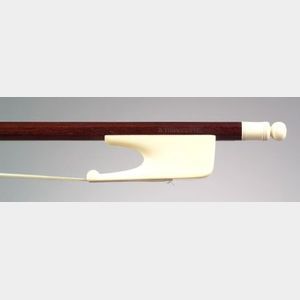English Ivory Mounted Violoncello Bow, Brian Tunnicliffe
