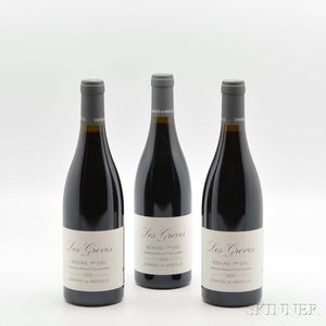 Montille Beaune Greves 2009, 3 bottles