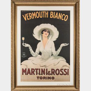 After Marcello Dudovich (Italian, 1878-1962) Vermouth Bianco - Martini & Rossi