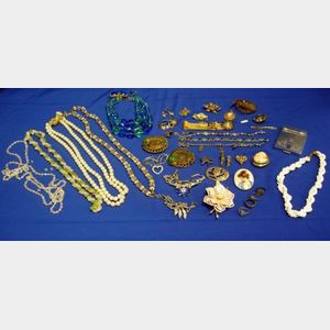 Group of Antique and Costume Jewelry