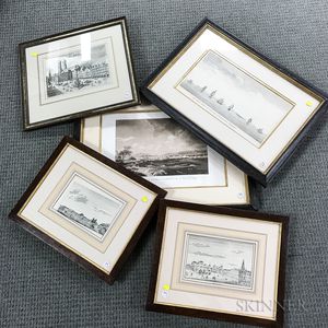 Four Framed Engravings of South American Scenes. 