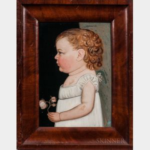 Benjamin Greenleaf (Massachusetts/New Hampshire, 1769-1821) Portrait of a Baby Girl