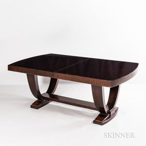 Art Deco Mahogany-veneer Dining Table