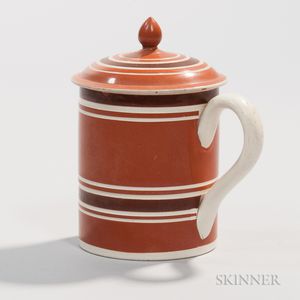 Creamware Mug with Cover