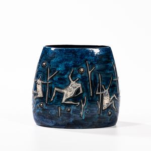 Italian Mid-century Modern Ceramic Vase Attributed to Gianni Tosin