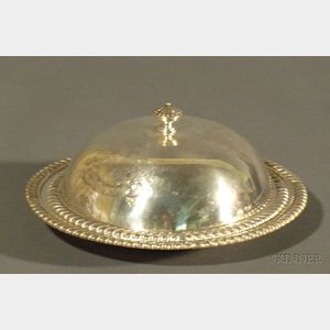 George III Silver Covered Butter Dish