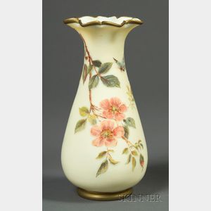 Webb Art Glass Vase