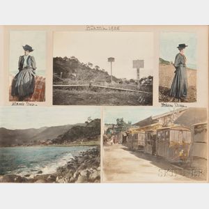 Japan, Hong Kong, Singapore, Photo Album, 1907-08.