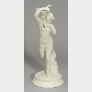 Parian Figure of Cupid and Psyche
