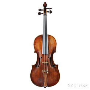 German Violin, Philipp Jacob Fischer, Wurzburg, c. 1780