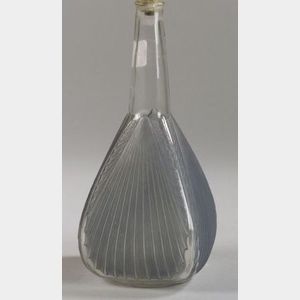 R. Lalique Molded Bottle/Lamp