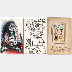 After Pablo Picasso (Spanish, 1881-1973) Spiral Notebook Facsimile from Carnet de la Californie