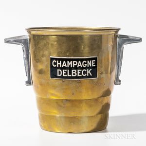 Brass "Champagne Delbeck" Bucket