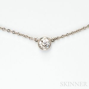 Platinum and Diamond "Diamonds by the Yard" Necklace, Elsa Peretti, Tiffany & Co.