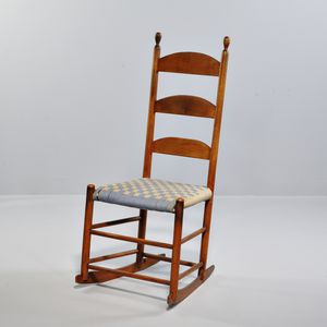 Shaker Maple Side Chair Converted to Rocking Chair