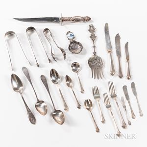 Thirty-eight Pieces of Silver Flatware
