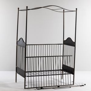 Steel Tall Post Baby Bed