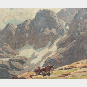 Edgar Payne (American, 1882-1947) Topmost Trail