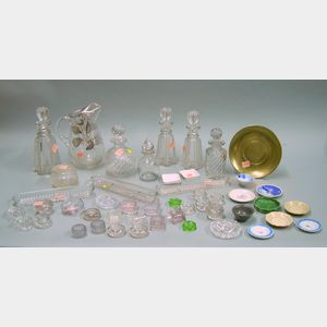 Group of Colorless Glass Tableware