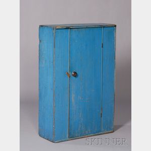 Blue-painted Jelly Cupboard