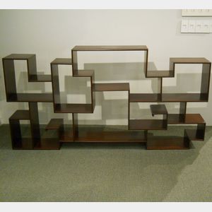 Hardwood Display Shelf Unit
