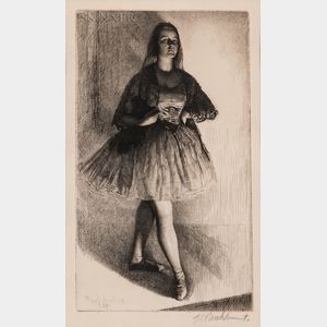 Gerald Leslie Brockhurst (British, 1890-1978) The Dancer