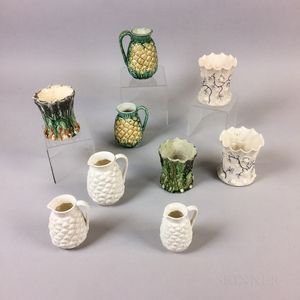 Nine Bennington Ceramic Vases and Jugs