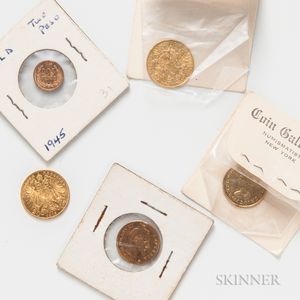 Five World Gold Coins