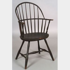 Painted Sack-back Windsor Chair