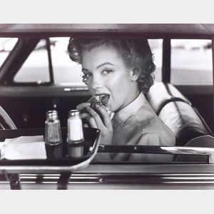 Philippe Halsman (American, 1906-1979) Marilyn at the Drive-in