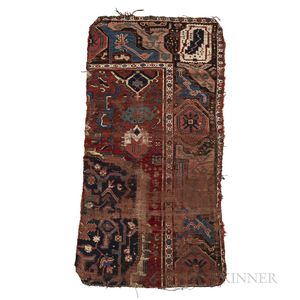 Early Northwest Persian Carpet Fragment