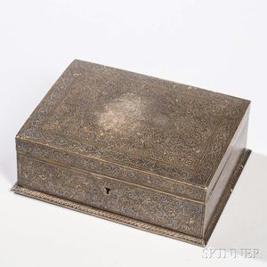 Brass Damascene Box