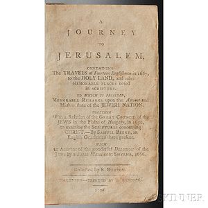 [Crouch, Nathaniel] (born c. 1632) A Journey to Jerusalem.
