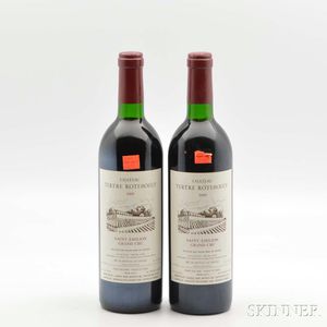 Chateau Tertre Roteboeuf 1989, 2 bottles