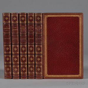 Dickens, Charles (1812-1870) Christmas Tales, First Editions, Five Volumes.