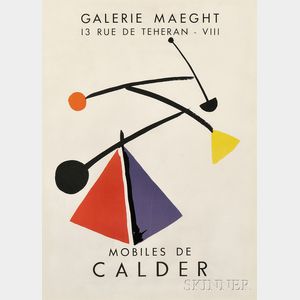 Alexander Calder (American, 1898-1976) Galerie Maeght 13 Rue de Teheran - VIII Mobiles de Calder