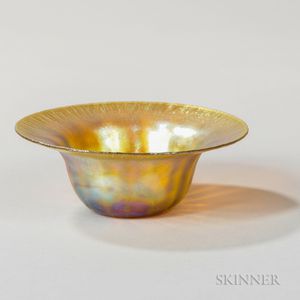 Tiffany Gold Favrile Bowl