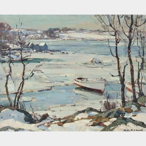 Aldro Thompson Hibbard (American, 1886-1972) Frozen River