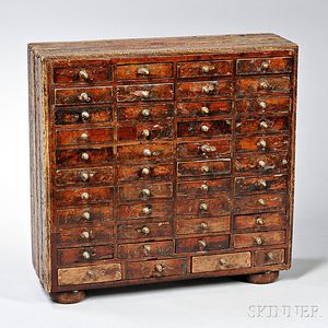 Miniature Case of Forty-four drawers