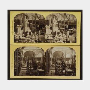 Twenty-One Stereocards Showing International Exhibition of 1862