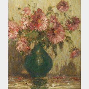 Gustave Weigand (German/American, 1870-1957) The Last Chrysanthemums