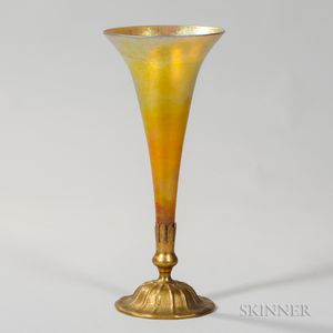 Tiffany Furnaces Favrile Trumpet Vase