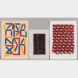 Piero Dorazio (Italian, 1927-2005) Three Abstract Prints